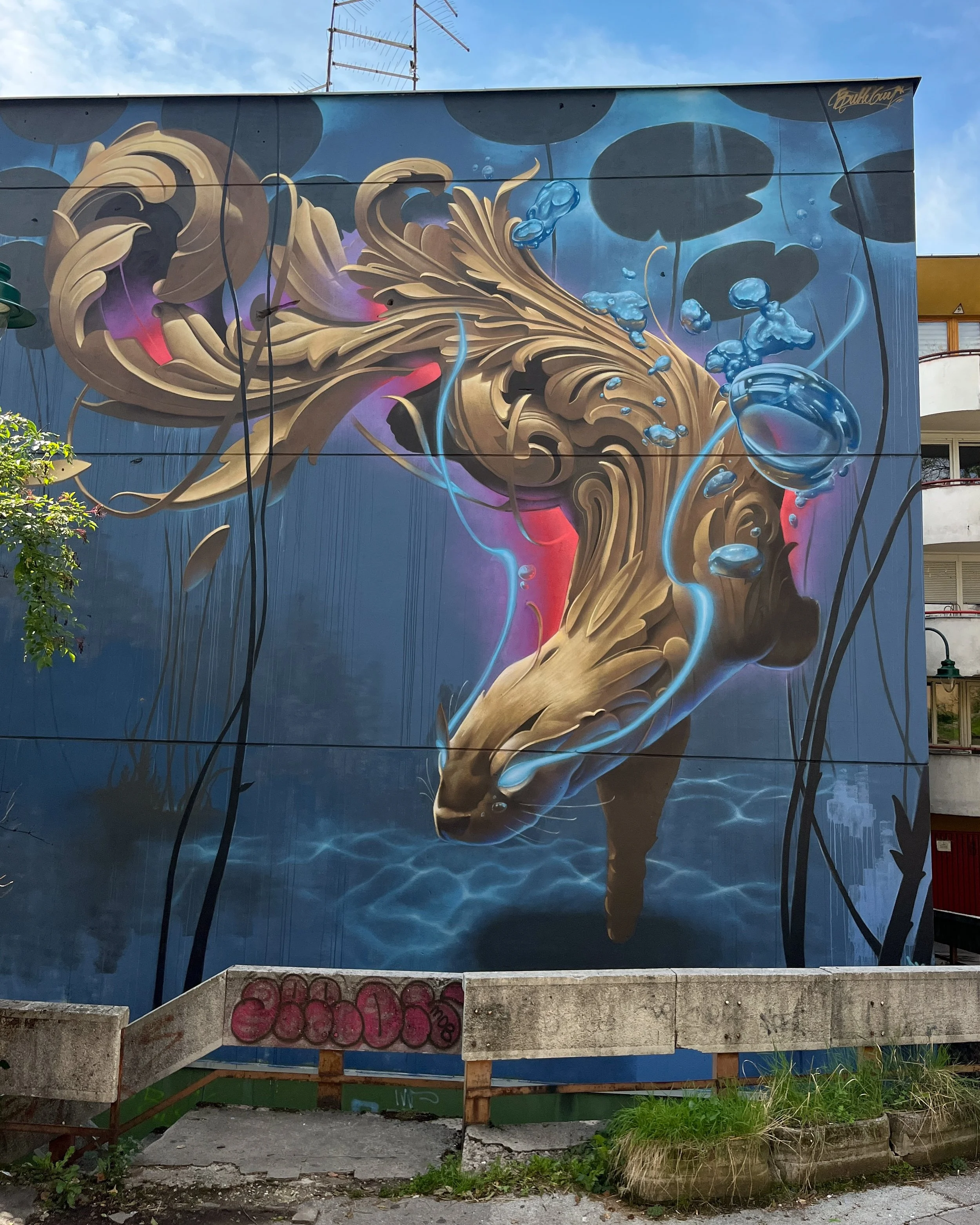 mural artist bublegum