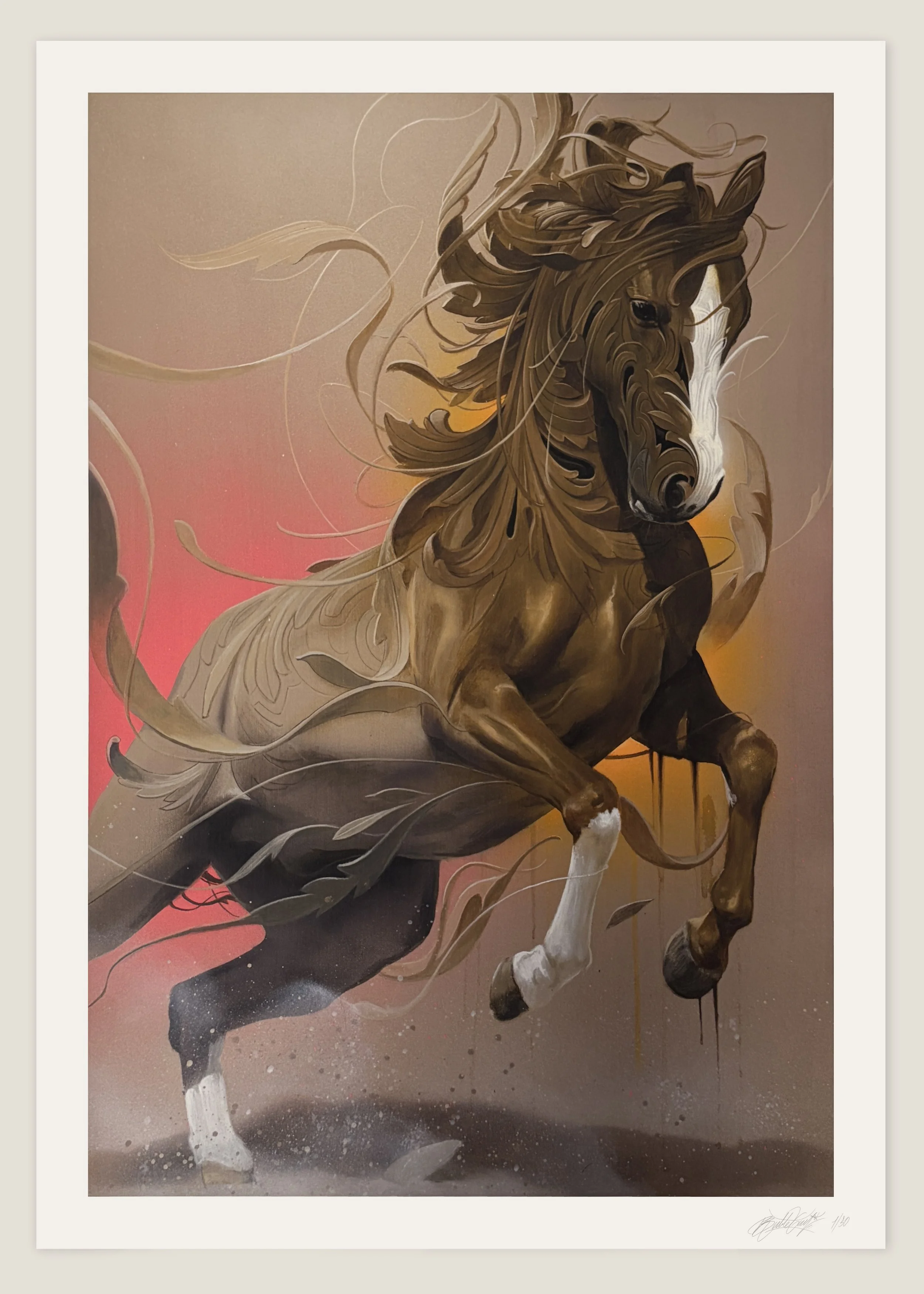 Ornamental Horse | Limited Edition Fine Art Print