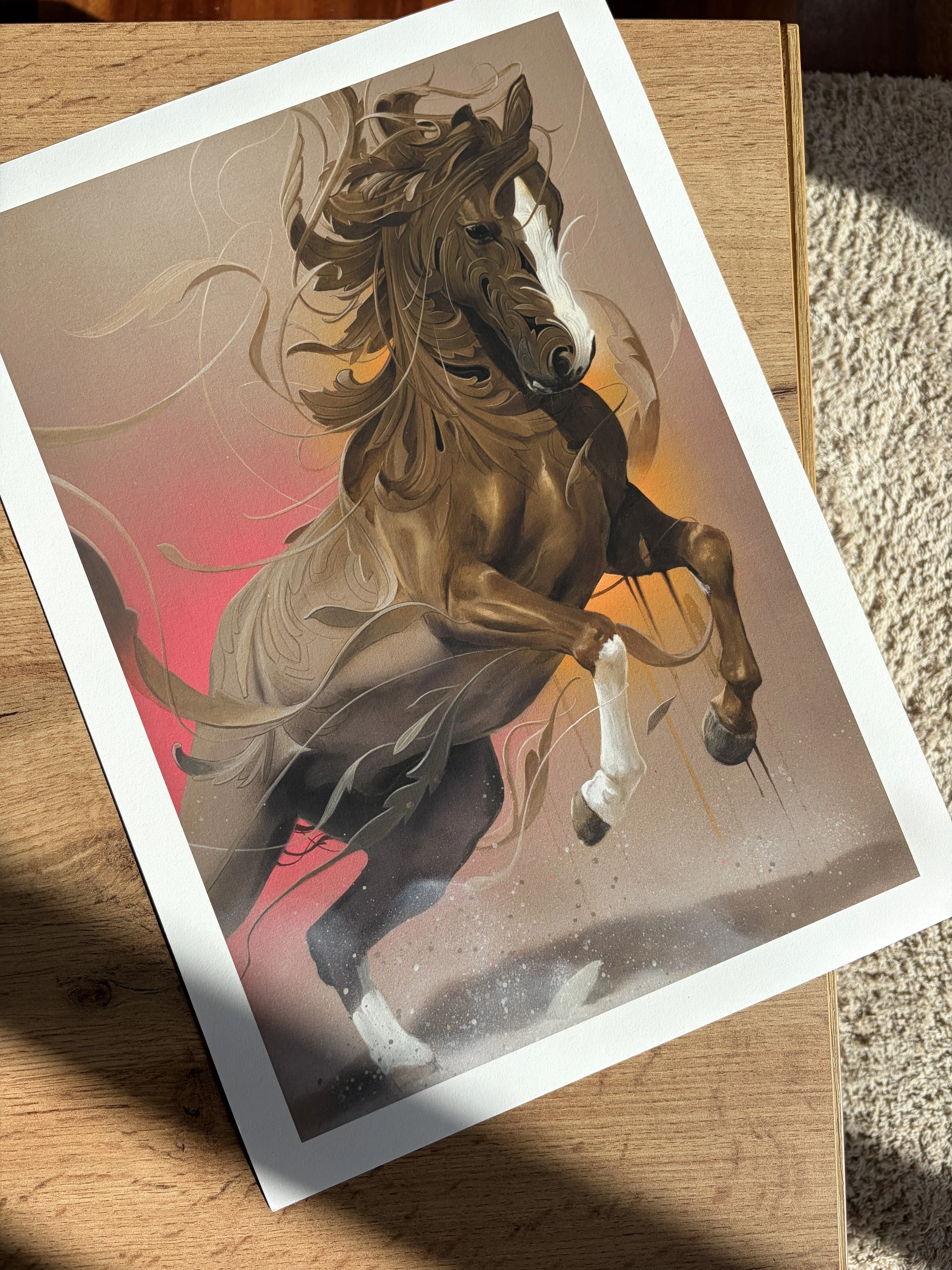 Ornamental Horse | Limited Edition Fine Art Print