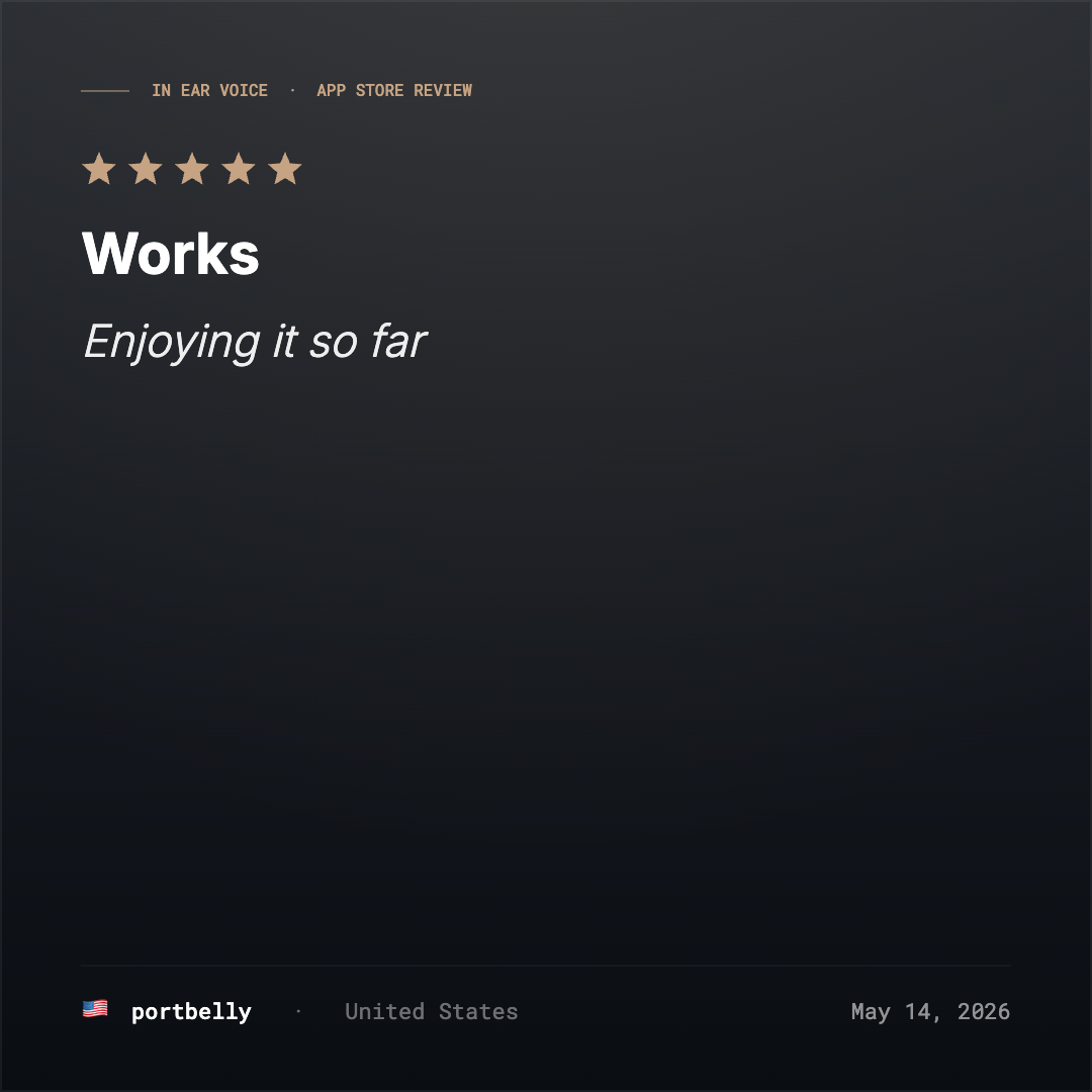 App Store User Review