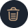 Trash icon.