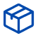 Icon of a blue open box with a lid