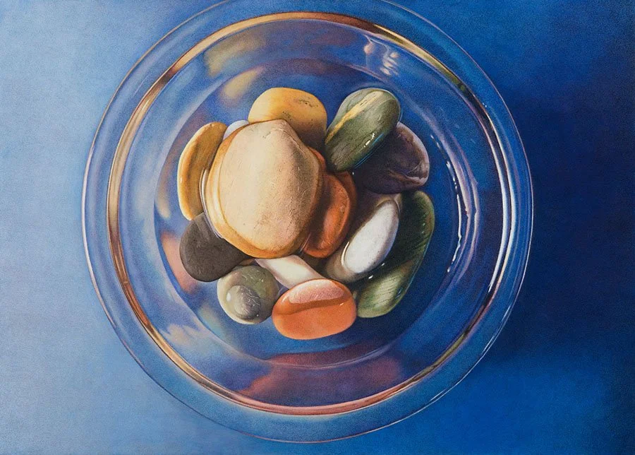 “Lapis Light,” colored pencil (14"x20") – PRIVATE COLLECTION