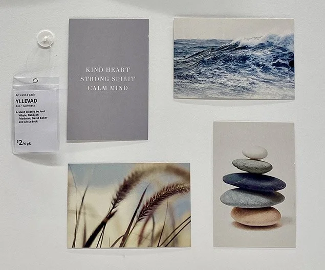 Deborah Friedman art cards at IKEA