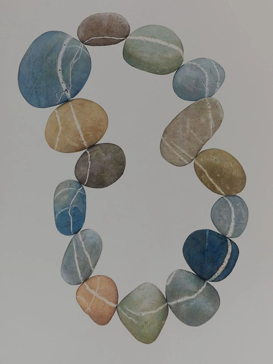 “Serpentine Stones,” colored pencil (29"x23") – $3000