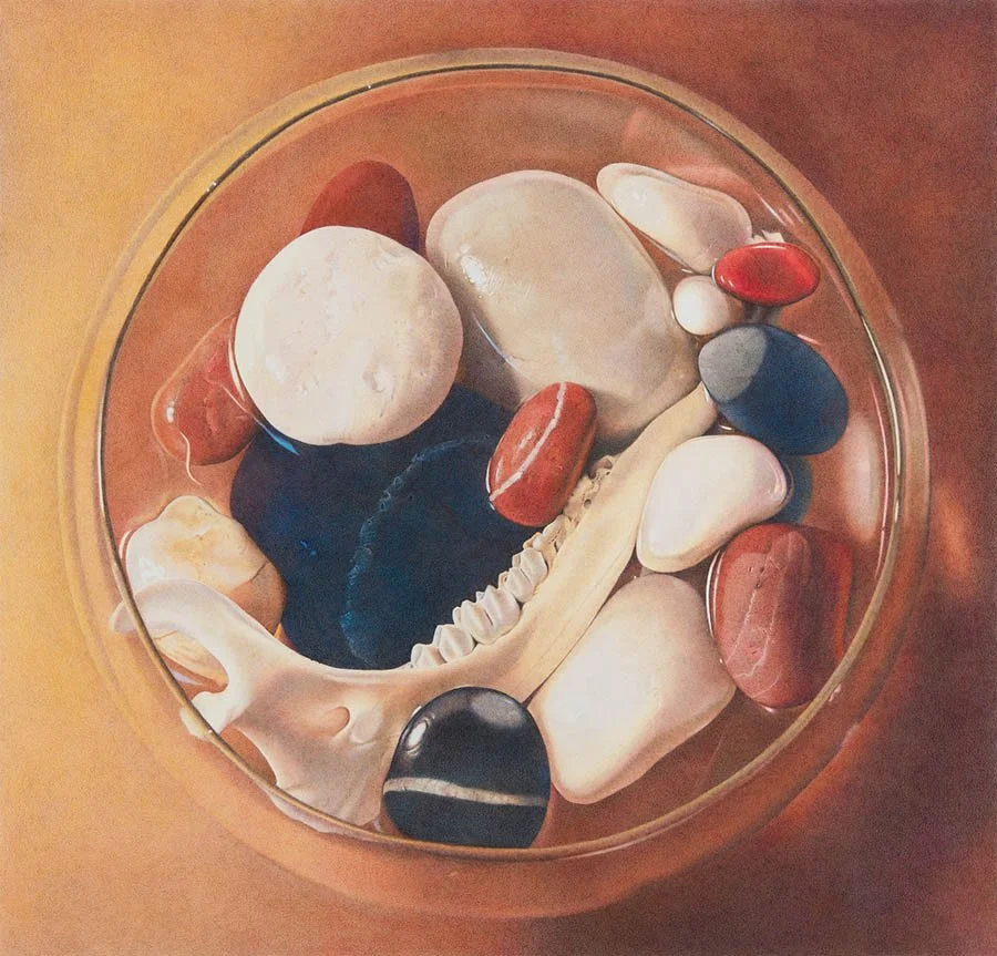 “Angle of Repose,” colored pencil (23"x24") – $2750