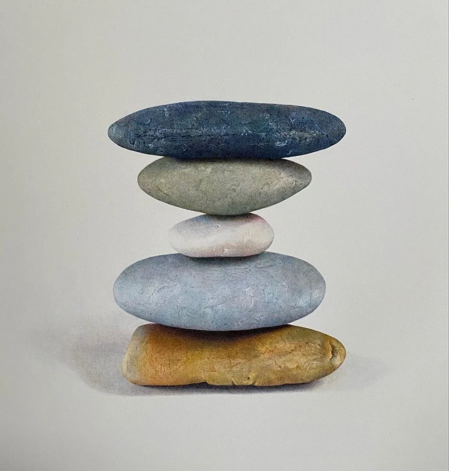 Cairn Family number three by artist Deborah Friedman