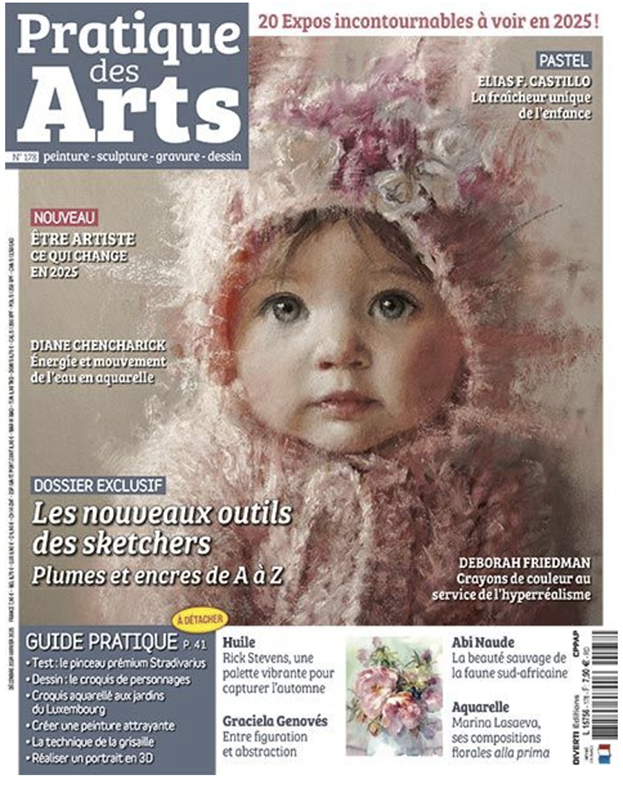 Deborah Friedman artwork in Pratique des Arts magazine