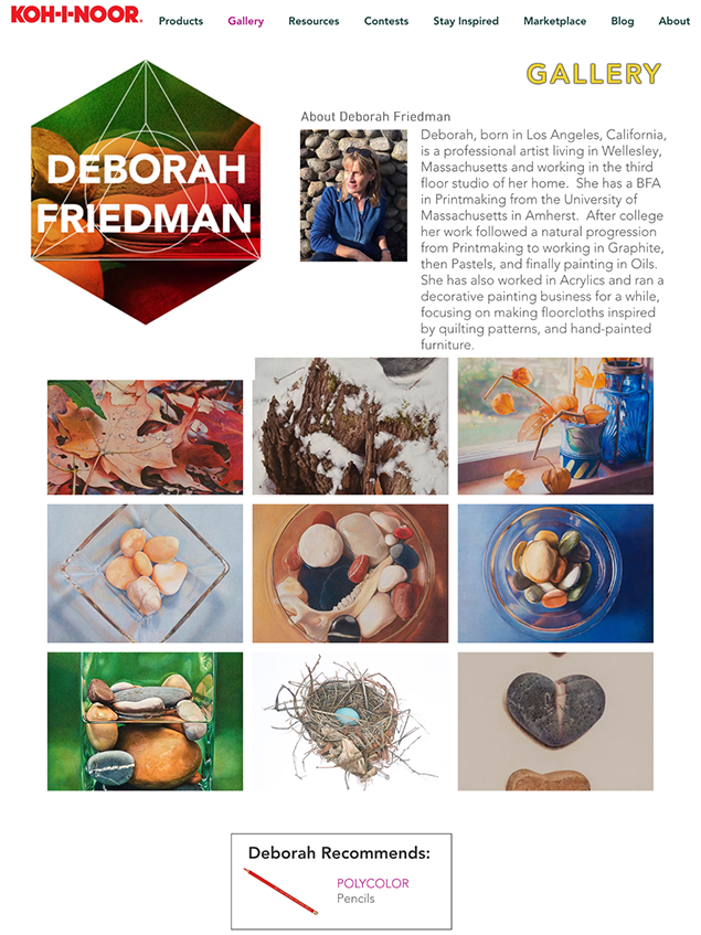 Deborah Friedman endorsement on Koh I Noor products website