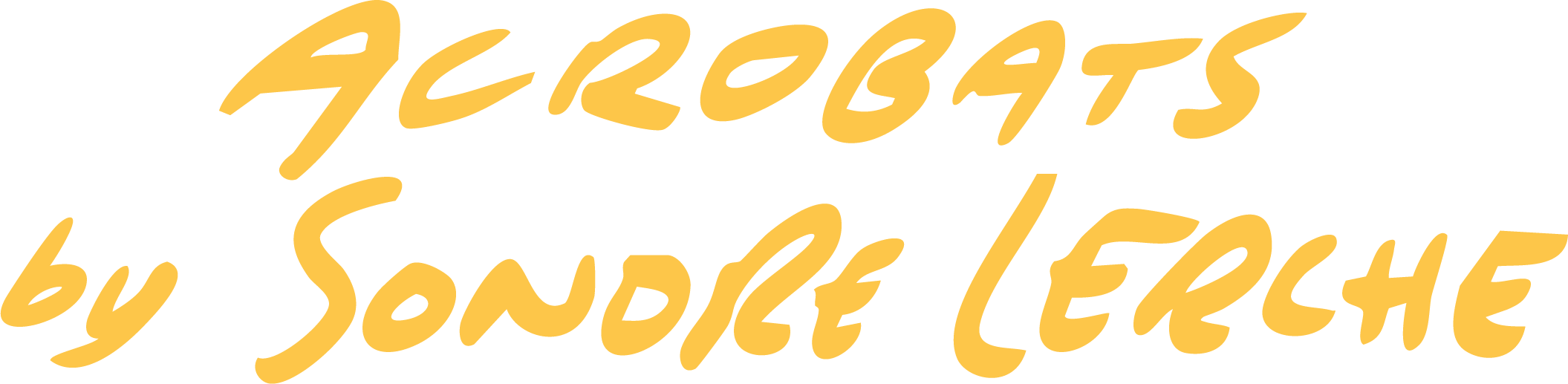 acrobats by sondre lerche album cover text logo