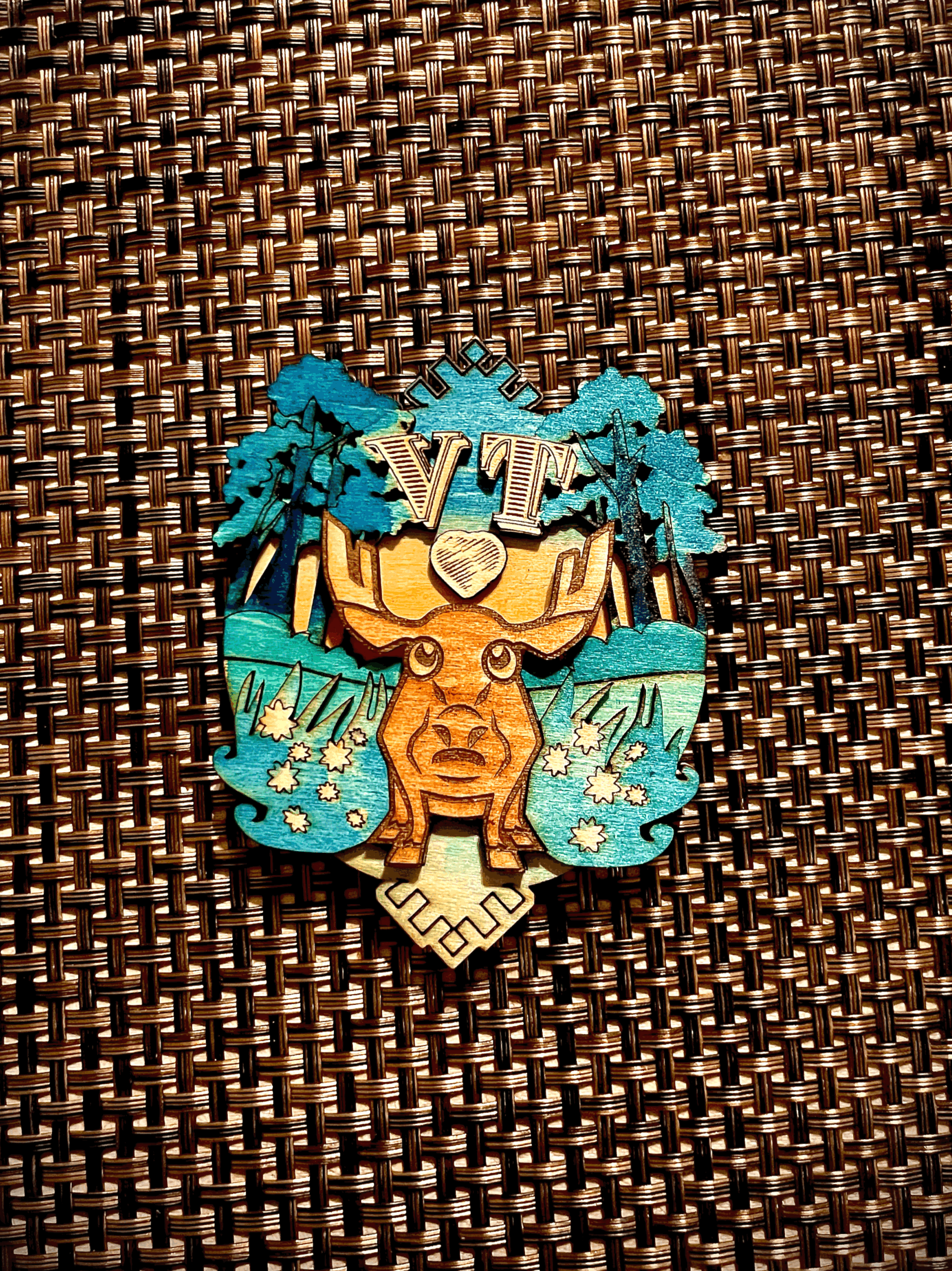 Vermont Mini-Moose Magnet