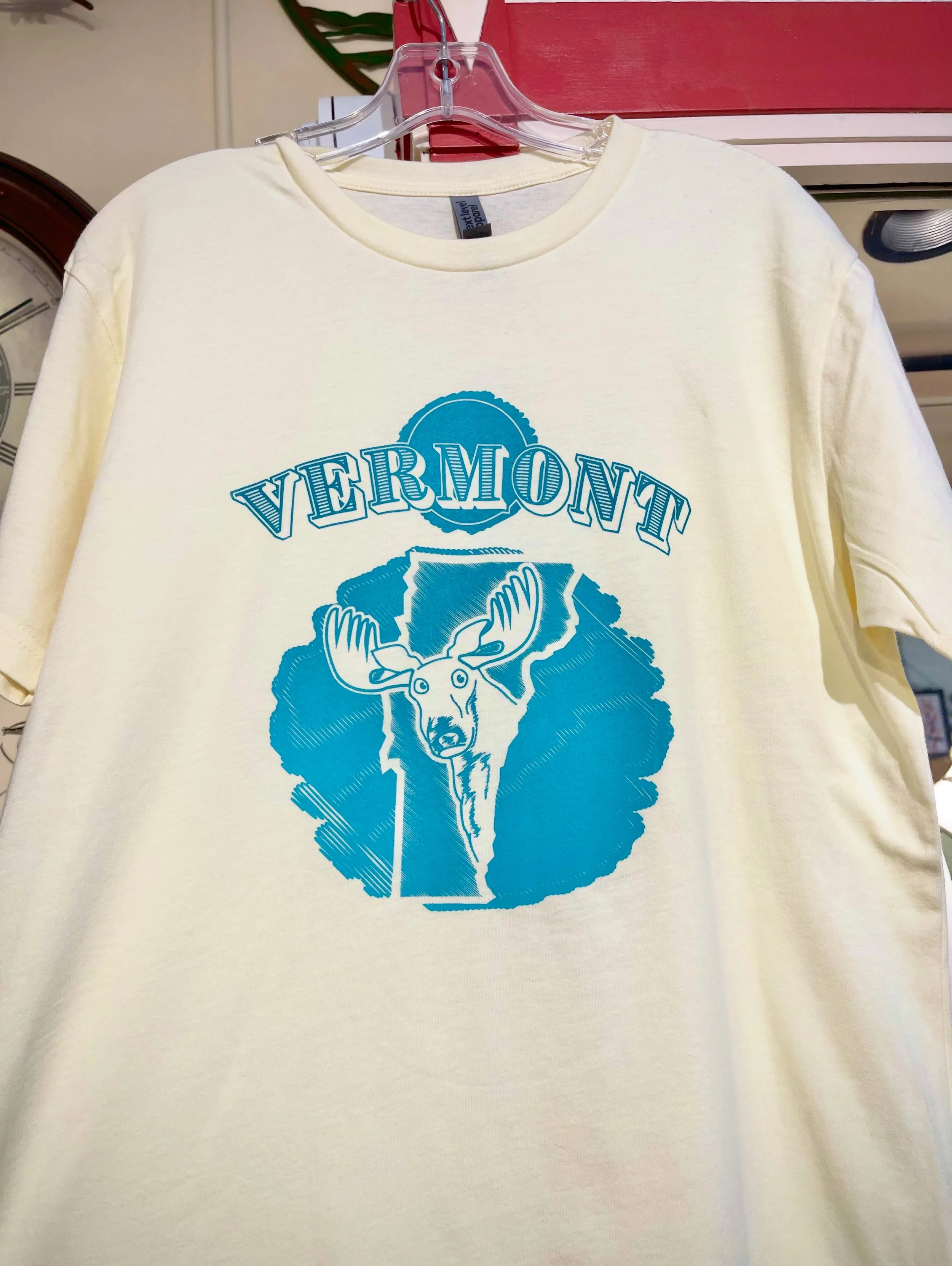 Vermont State & Moose T-Shirt