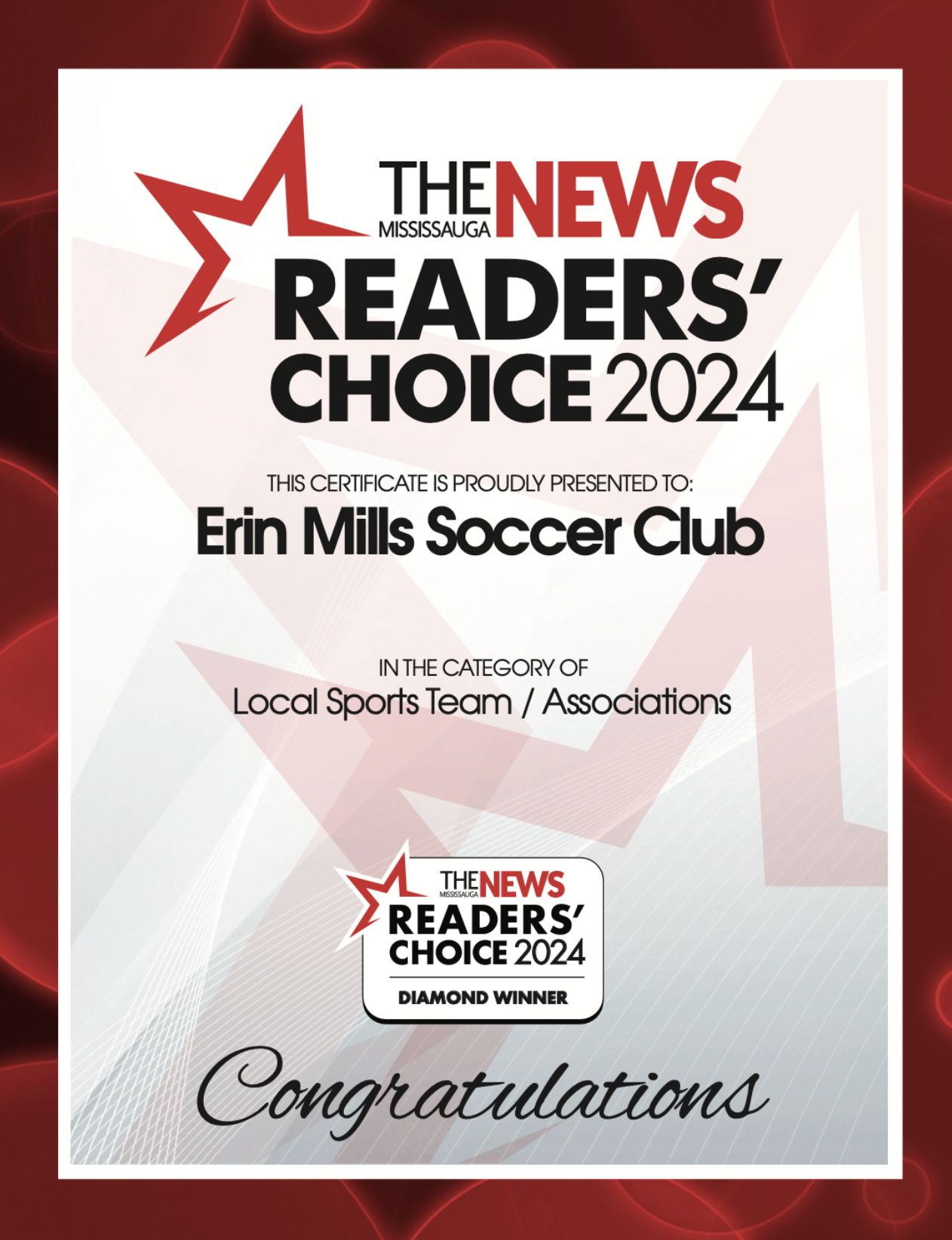 Readers Choice Award Image 2026 - Diamond Winner