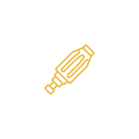 Gold-colored pencil icon