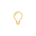 Lightbulb icon.