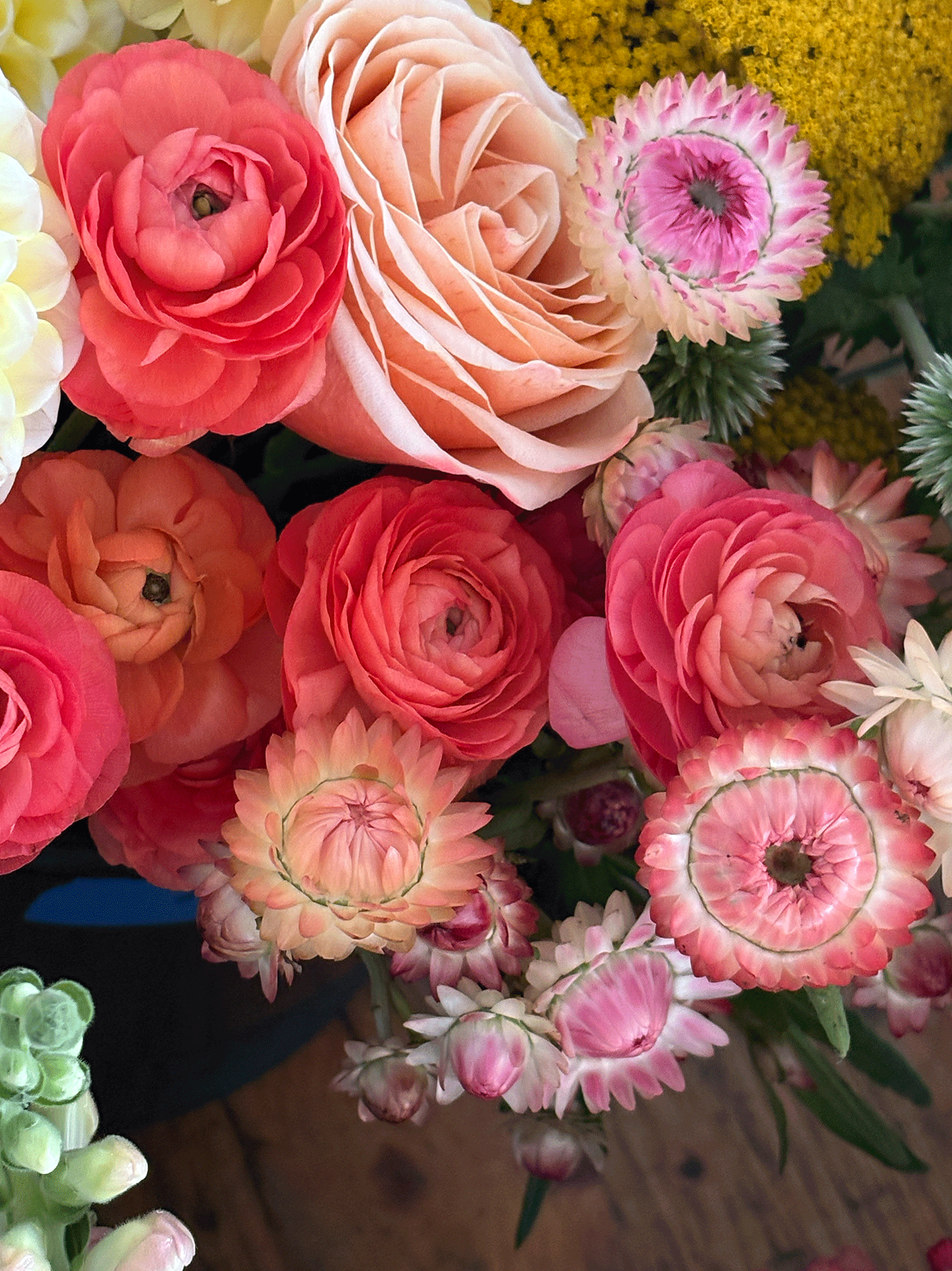 Floral inspiration for a custom wedding fragrance and signature scent design.