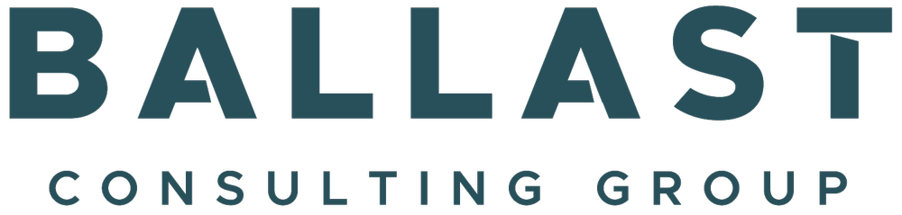 Logo of Ballast Consulting Group with the company name in bold letters and a design element.