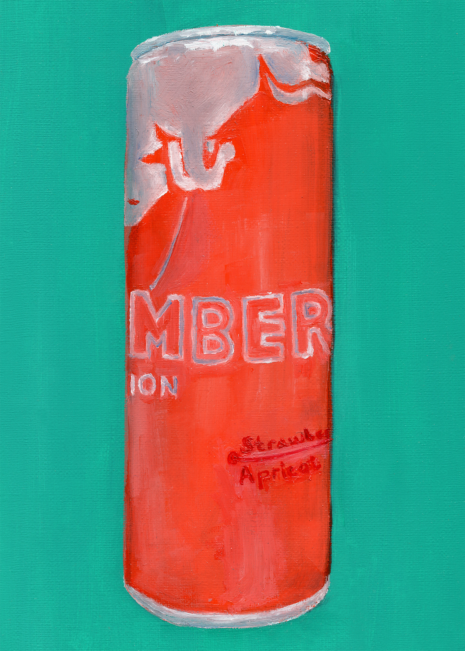 Strawberry Apricot - 2026 - Oil on Paper