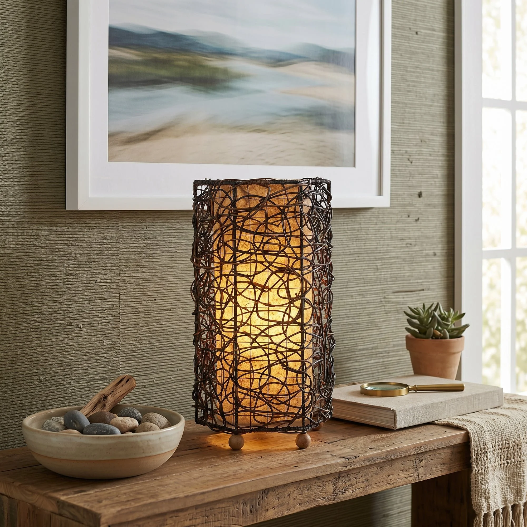 Nito Botanical Table Lamp