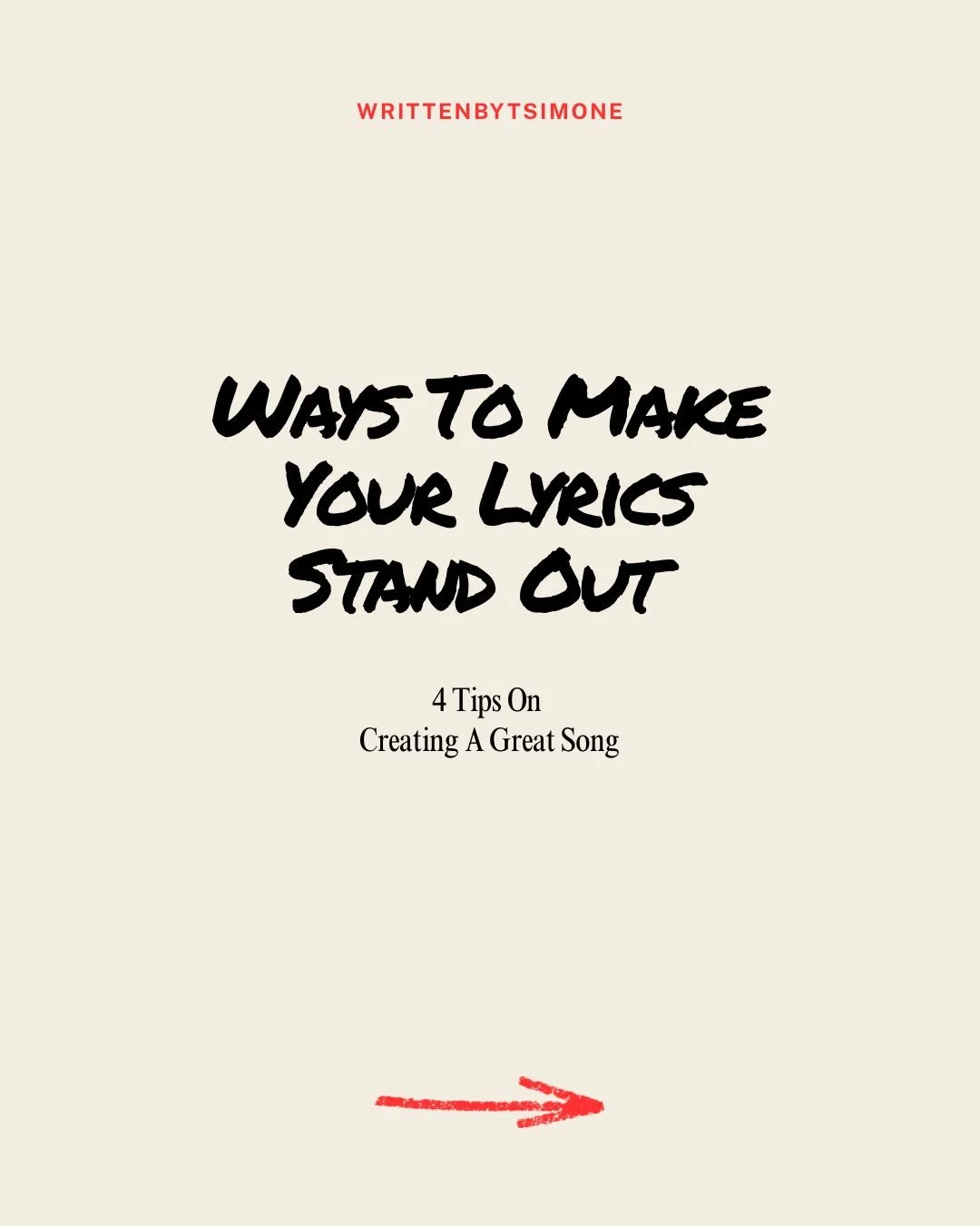 If you want your music to stand out, stop trying to sound like everybody else.

The songs that actually connect are the ones that feel real, honest, and specific. That&rsquo;s what makes people replay it.

As a songwriter, I&rsquo;ve learned it&rsquo