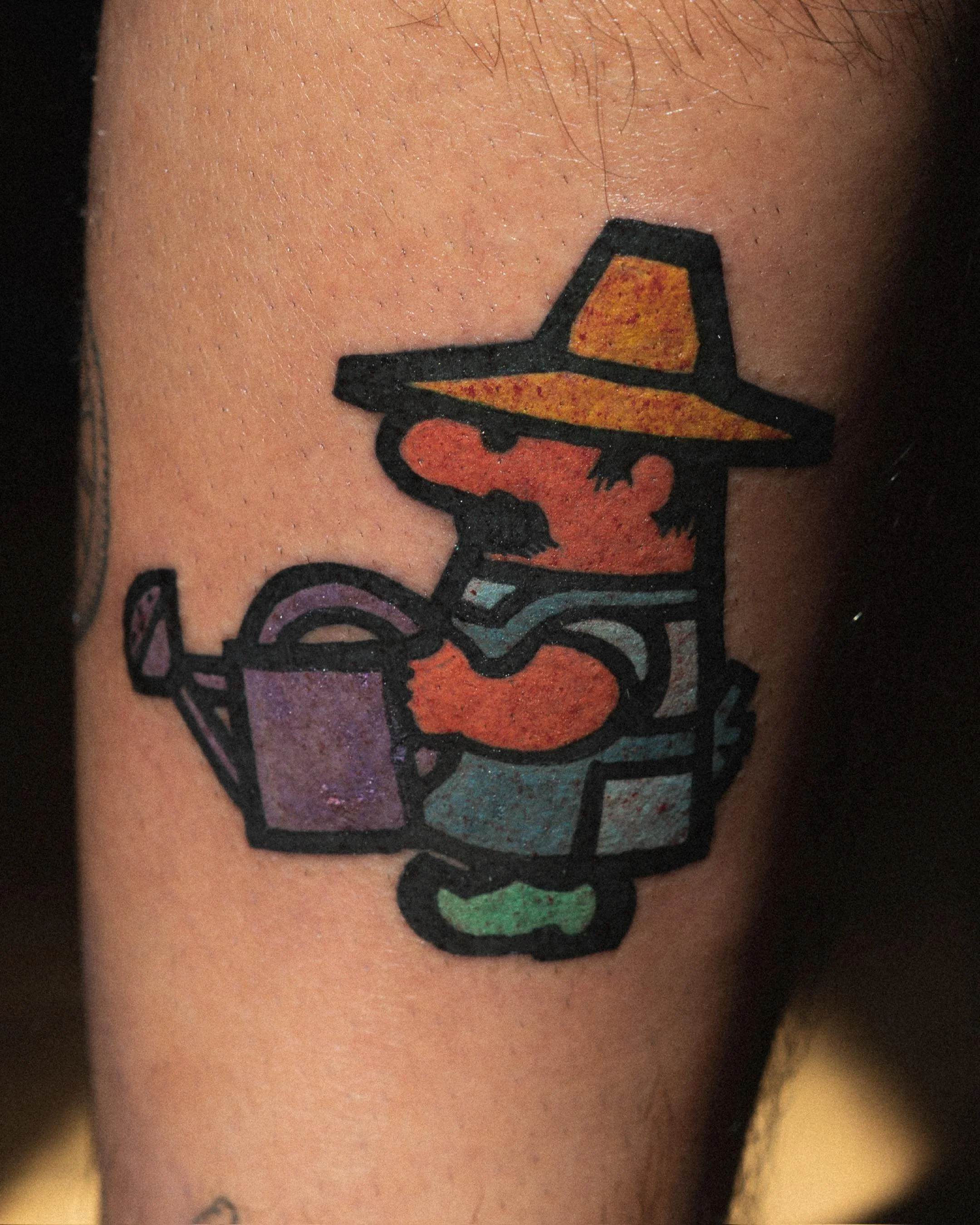 Some tattoos from our May Day flash day. For my color designs for the flash day, I was inspired by the Zapatistas (EZLN) movement, formed in the 1990&rsquo;s by predominantly Indigenous peoples in Chiapas, MX near the Guatemala Border. Among many ten