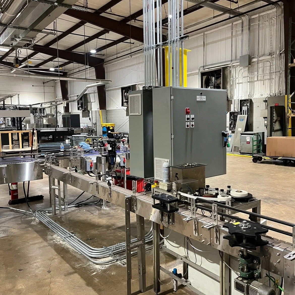 🏗️ Powering Production: Old &amp; New 
In the manufacturing world, downtime isn't an option. We recently completed a major project running new electrical services to expand production lines while rebuilding existing services for legacy machinery.

?