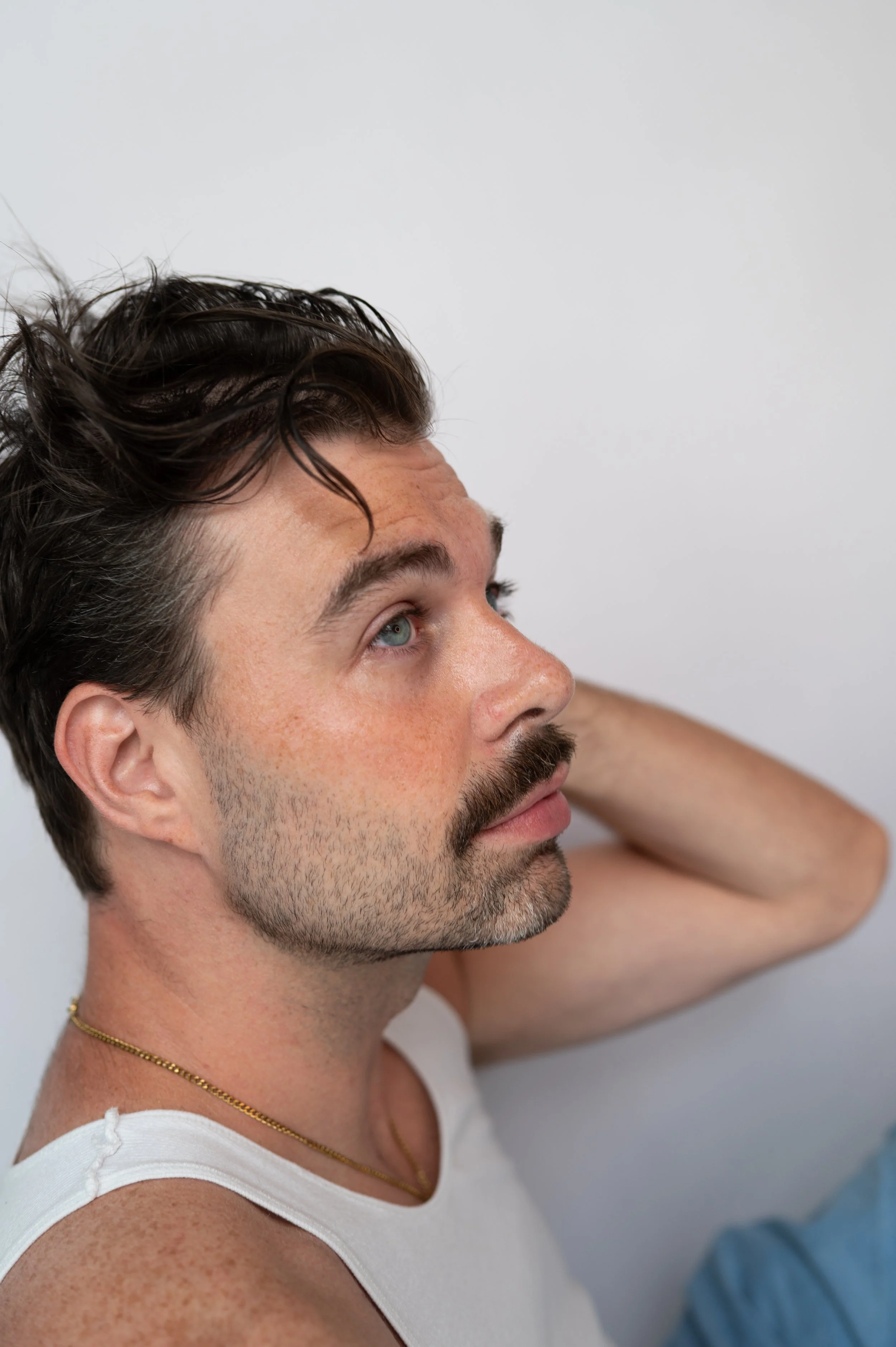 Man with healthy, refreshed skin at The Aesthetics Club Nashville