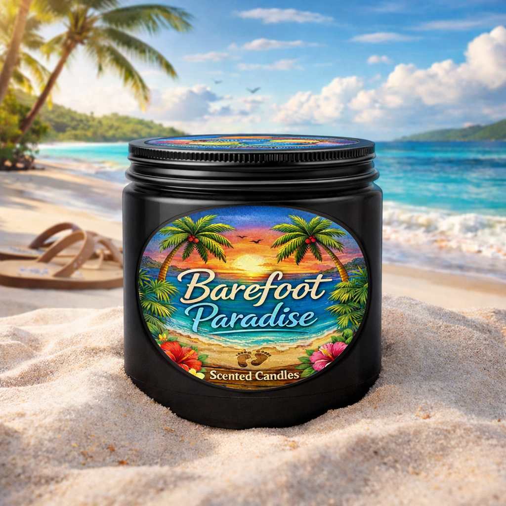 Barefoot Paradise Scented Candle