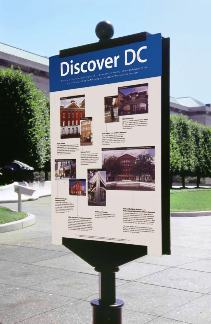 Downtown Washington DC Wayfinding & Signage System