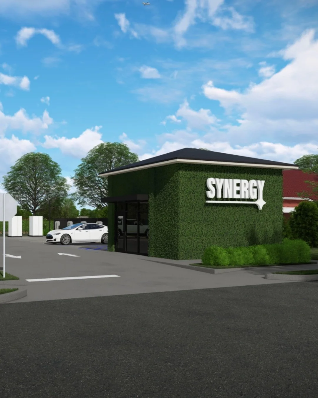 This is Synergy🔋 Coming to Cass United, an EV charging destination with a dog run, curated amenities, and a vision for what a pit stop in Tampa should actually feel like. 

Swipe ➡️ Recognize this property?? It&rsquo;s been sitting unfinished on Cas
