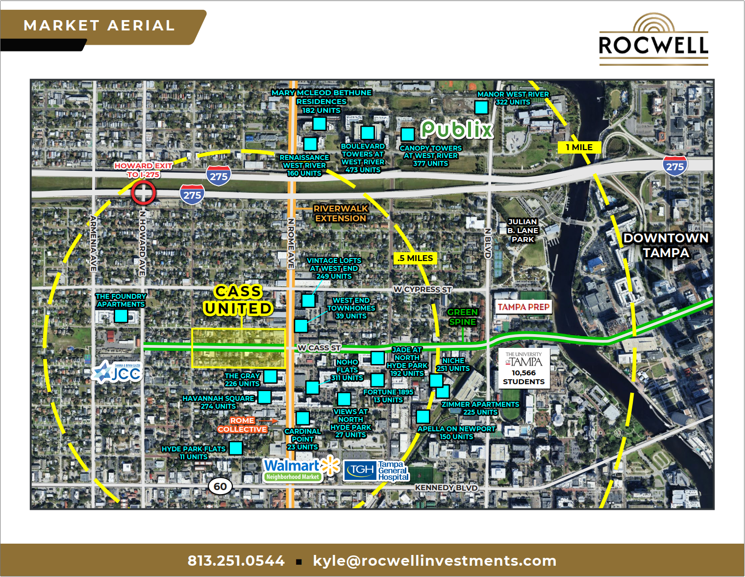 Cass United Market Aerial Map