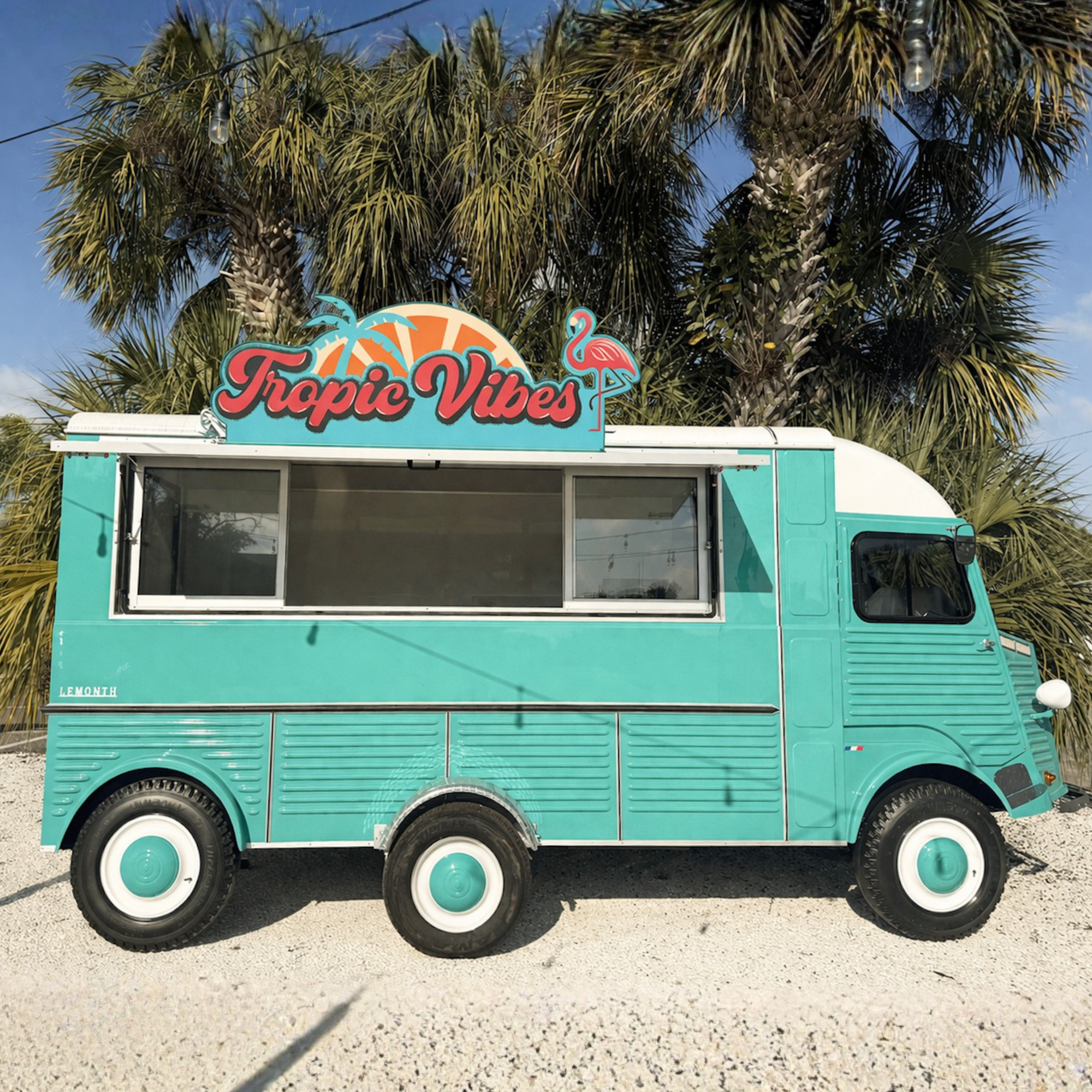 Tropic Vibes Blue Food Truck
