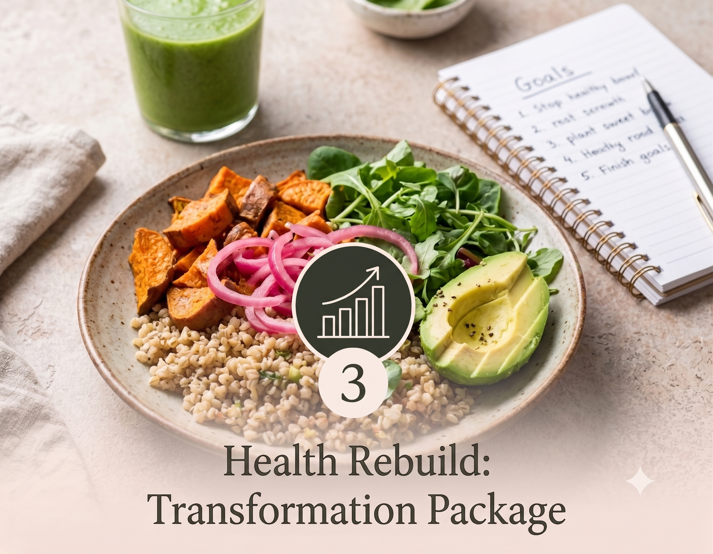 Health Rebuild Transformation Package - The Doctor's Apron - Culinary Medicine Portland Oregon and Vancouver Washington