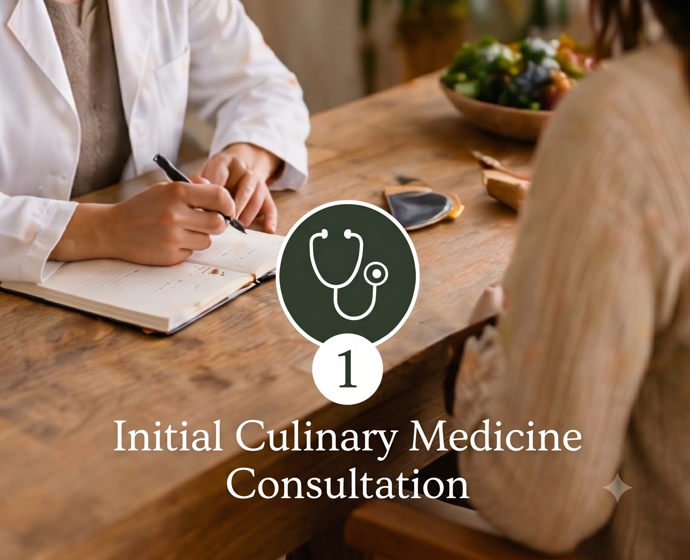 Initial Culinary Medicine Consultation - The Doctors Apron - Culinary Medicine Portland Oregon and Vancouver Washington