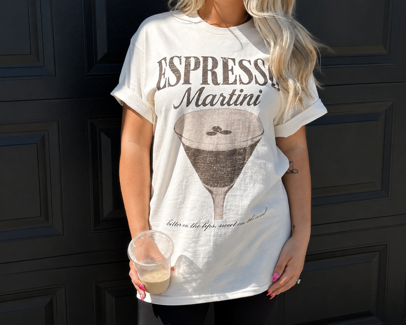 Espresso Martini Oversized Graphic Tee
