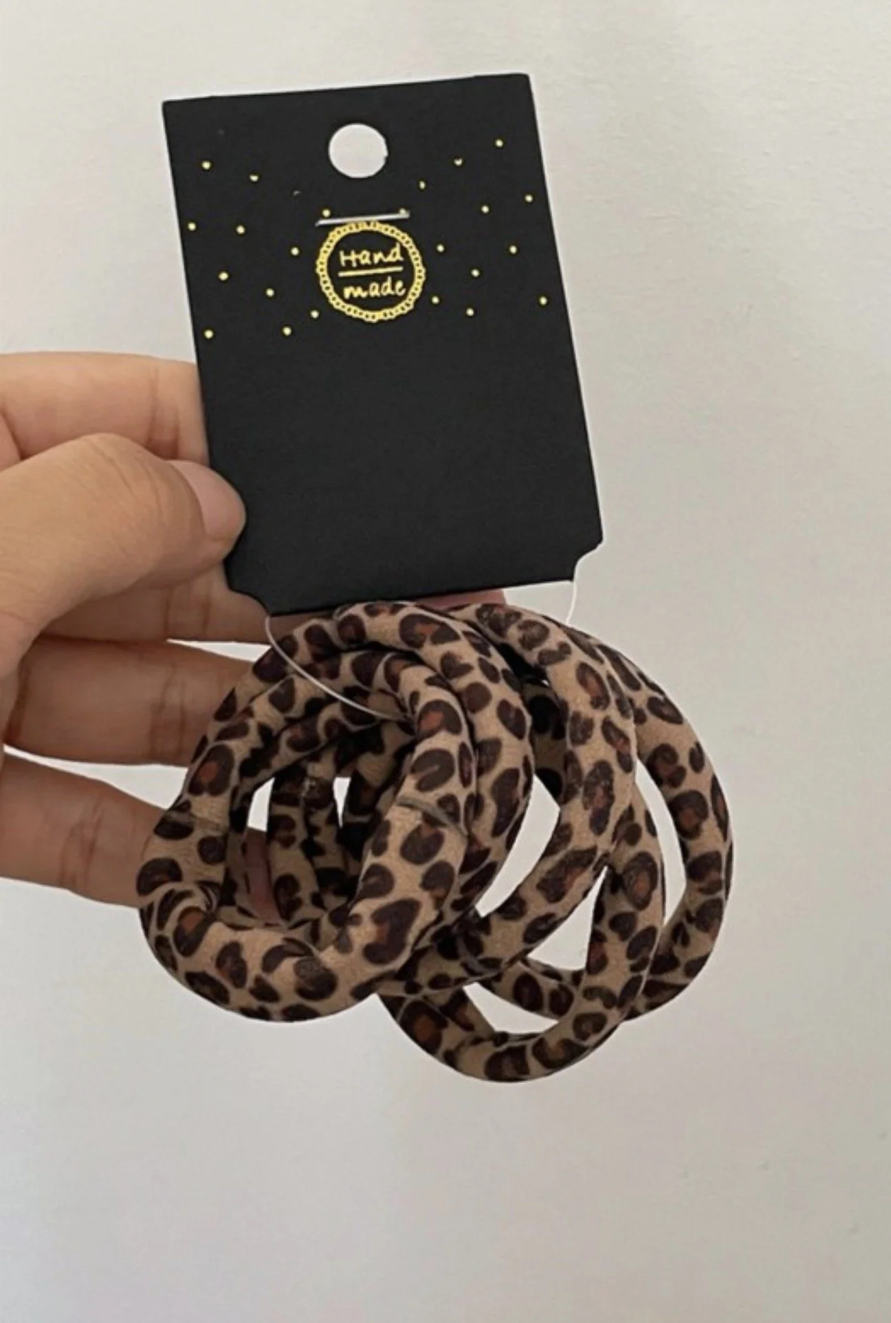 Leopard Elastic Hair Ties