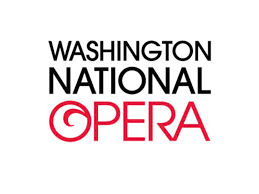 Washington National Opera logo with black and red text