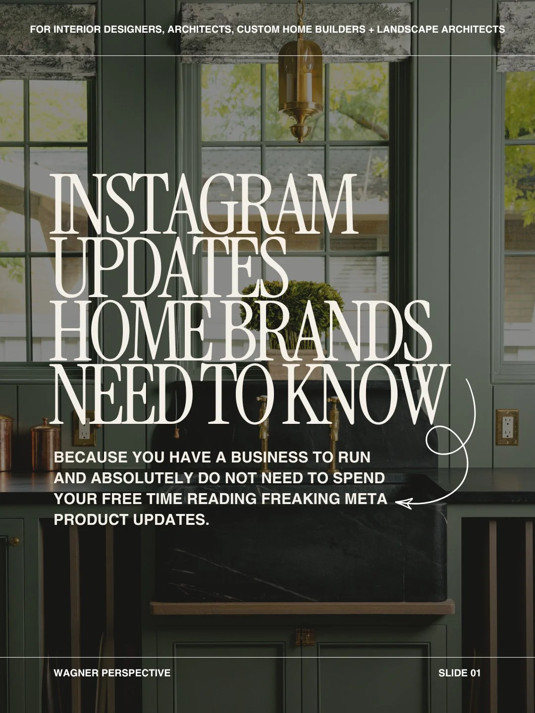 Instagram changed approximately 47 things while you were busy doing your actual job. 😂⁠
⁠
Good news: I read the freakin&rsquo; updates so you don&rsquo;t have to.⁠
⁠
A few of these actually matter for interior designers, architects, custom home buil