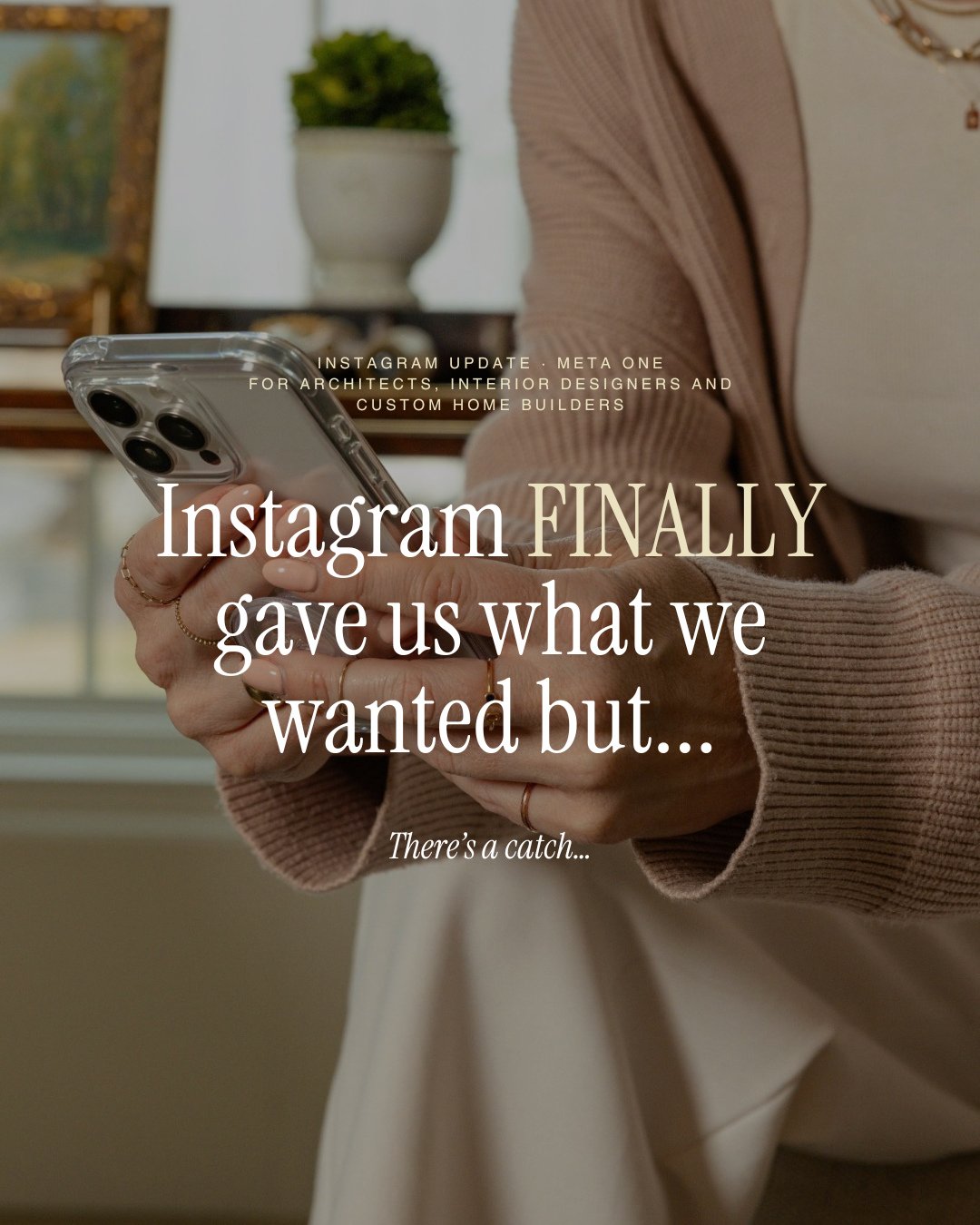 The hot take we never see other "Instagram Guru" accounts say - JUST BECAUSE THE FEATURE EXISTS DOES NOT MEAN YOU NEED TO IMMEDIATELY RUN OUT AND USE IT. ⁠
⁠
Meta releases new features all the time. This is one of them. And this one obvious
