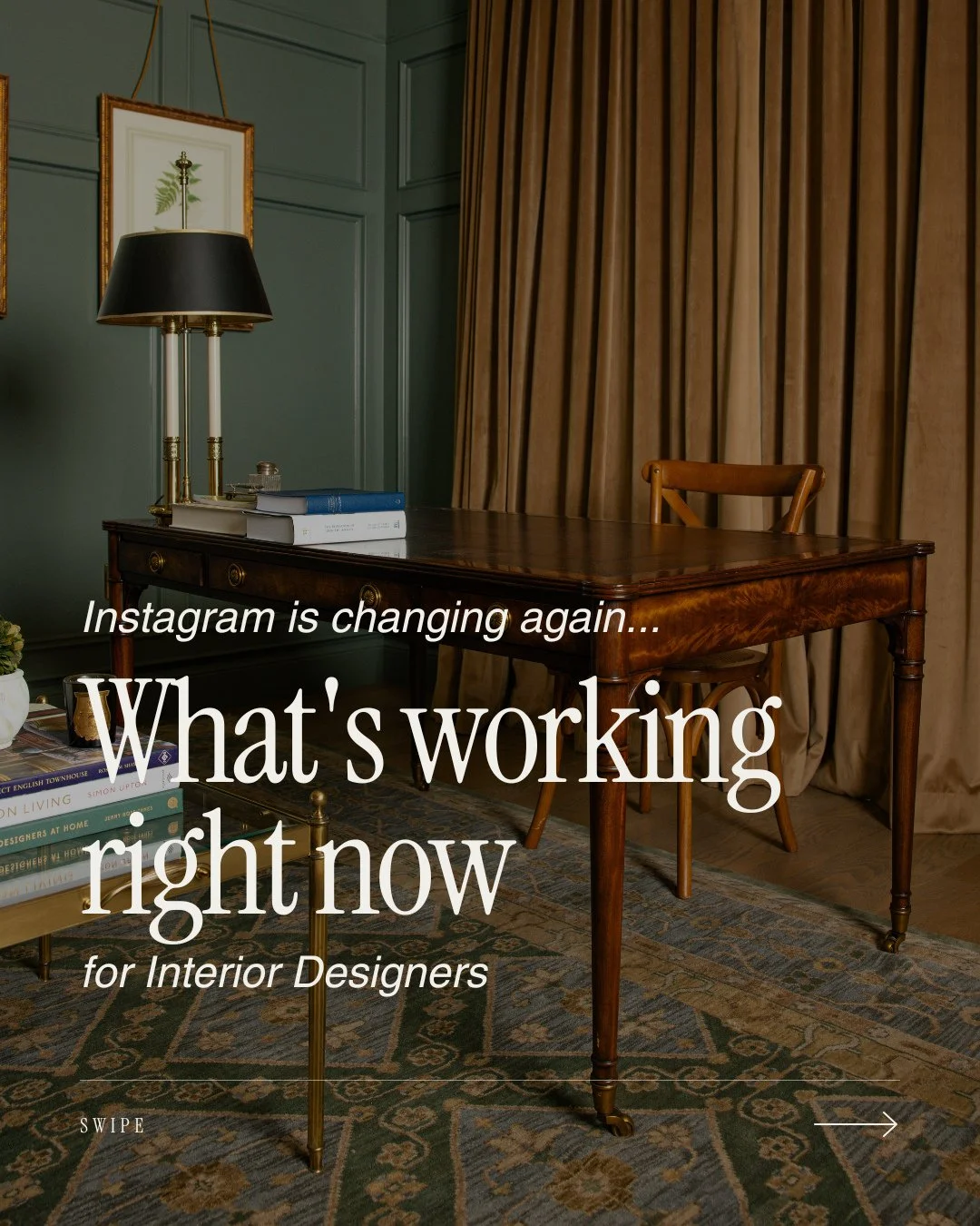 Interior designers: social media is shifting...again 👀 And before you throw your hands in the air and curse...don't worry! We've got you! ⁠
⁠
We study what's getting saves, shares, and inquiries for interior design accounts. These are the content id