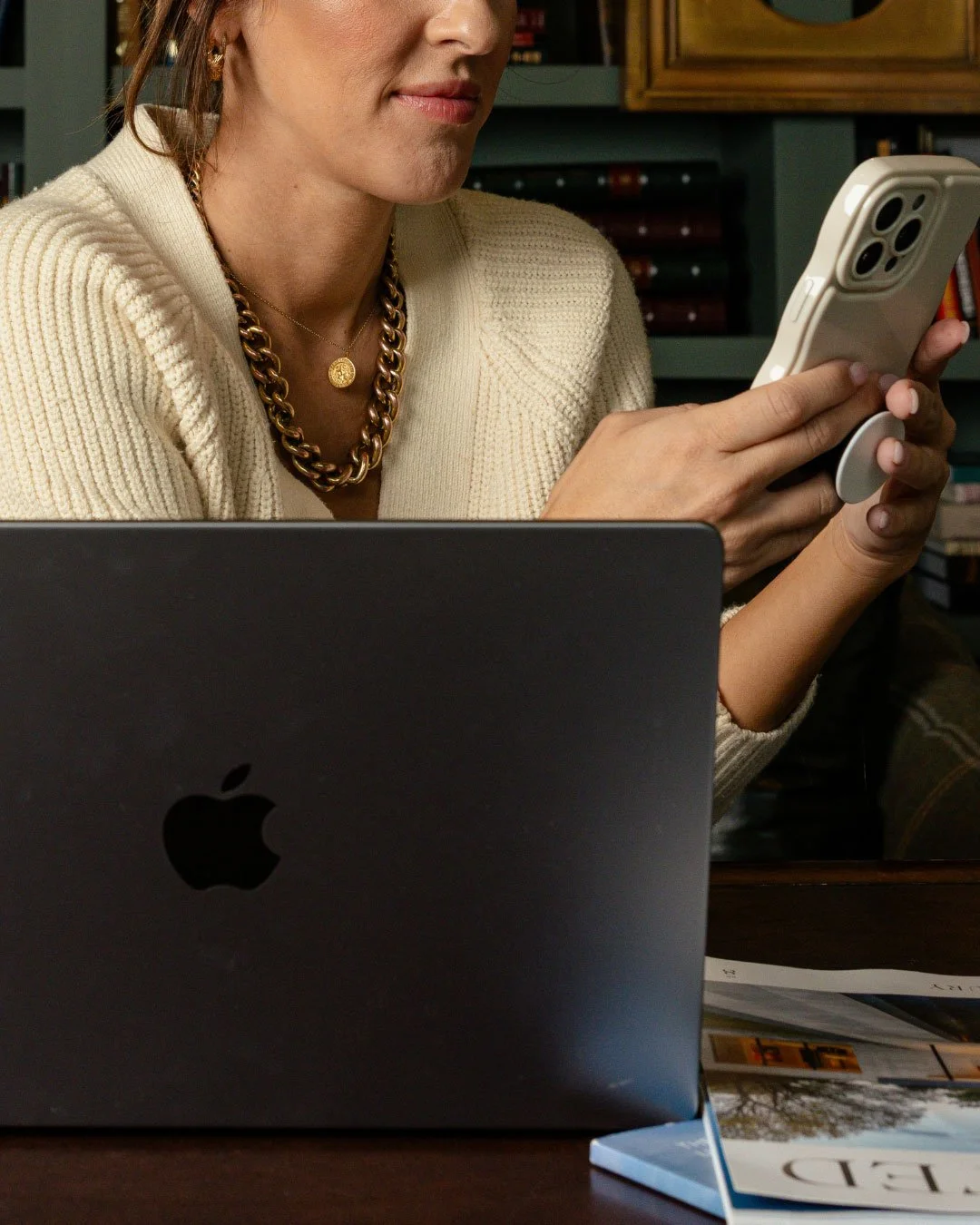Avery of Wagner Perspective managing social media accounts