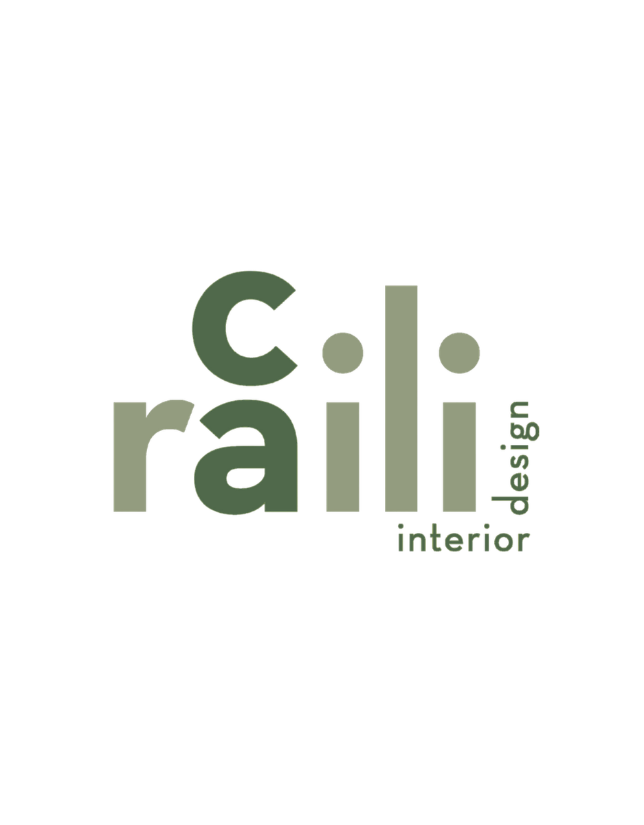 Logo for C.lli interior design, featuring the words 'C.lli' in large font, with 'interior' written underneath in smaller font, and 'design' vertically aligned on the right side.
