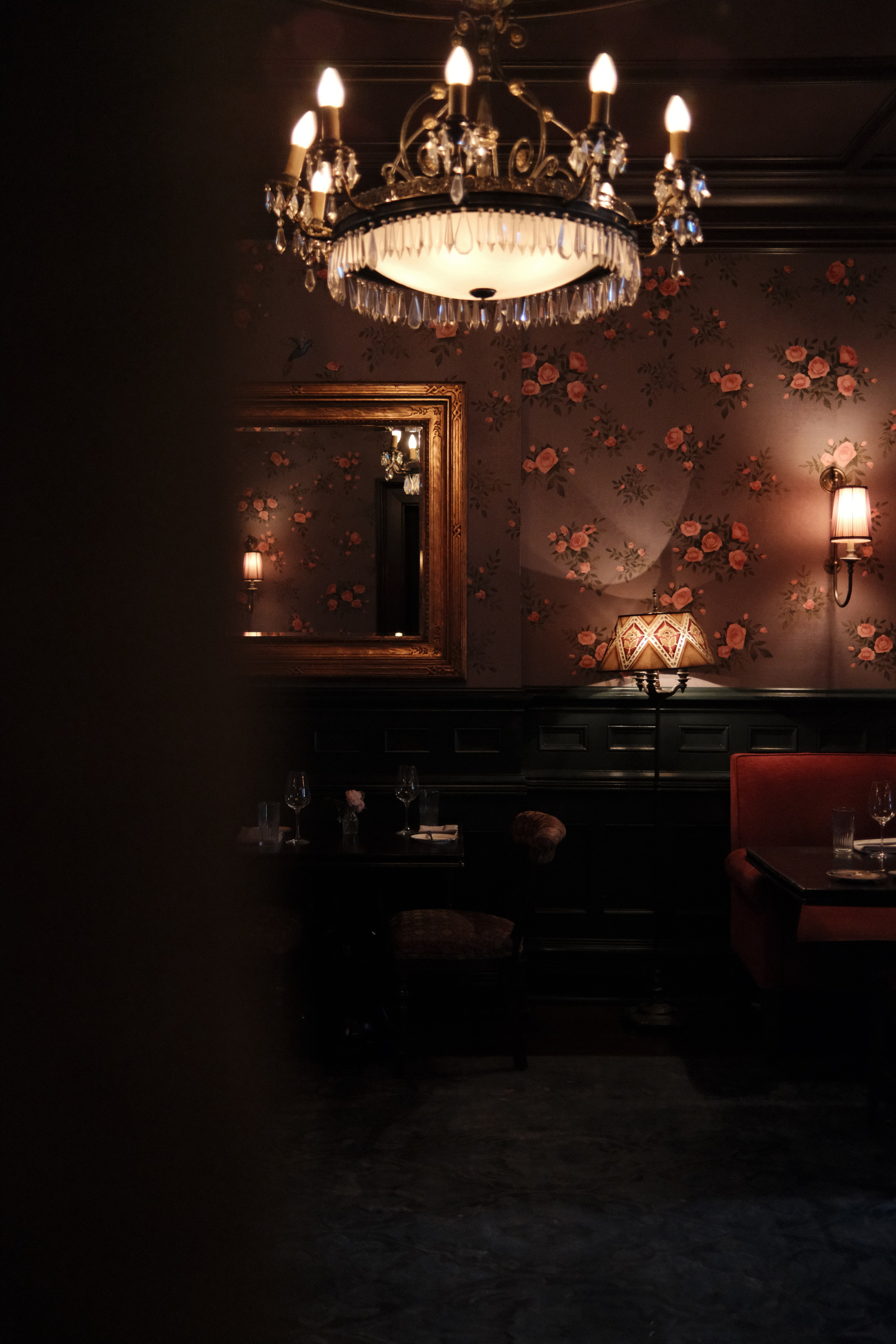 Rose Room chandelier