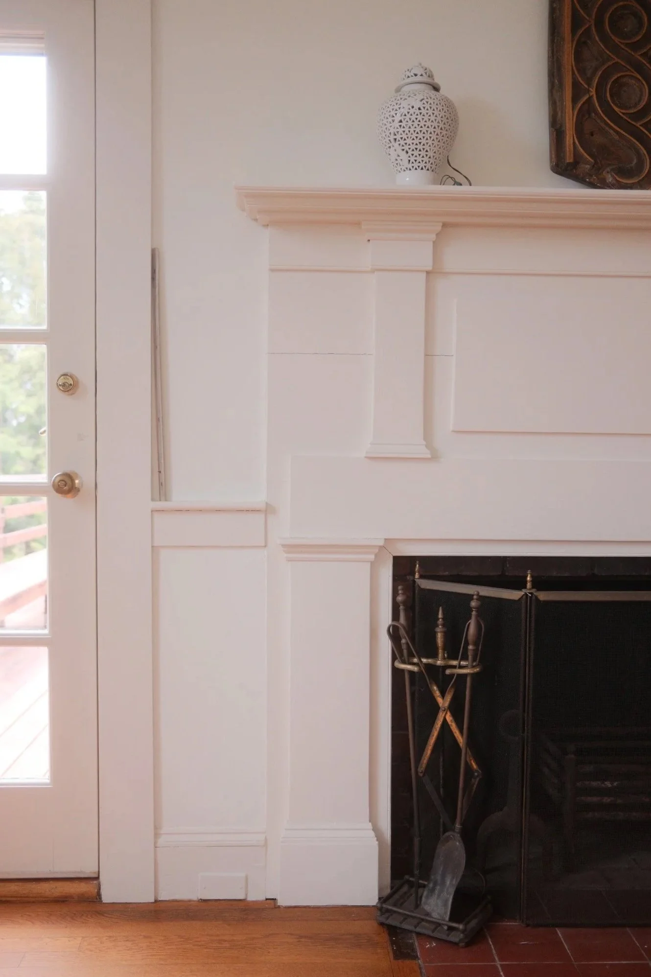 Primary bedroom fireplace