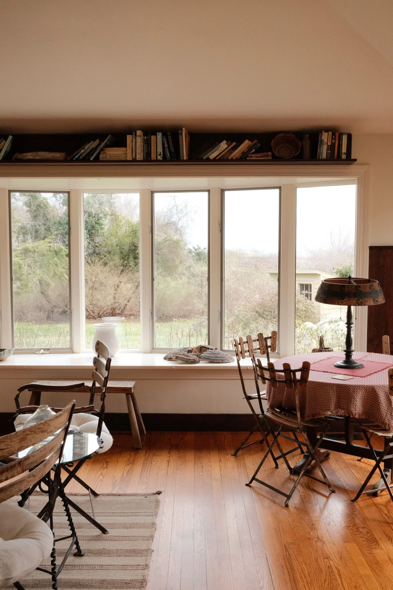 Gloucester living room windows and table
