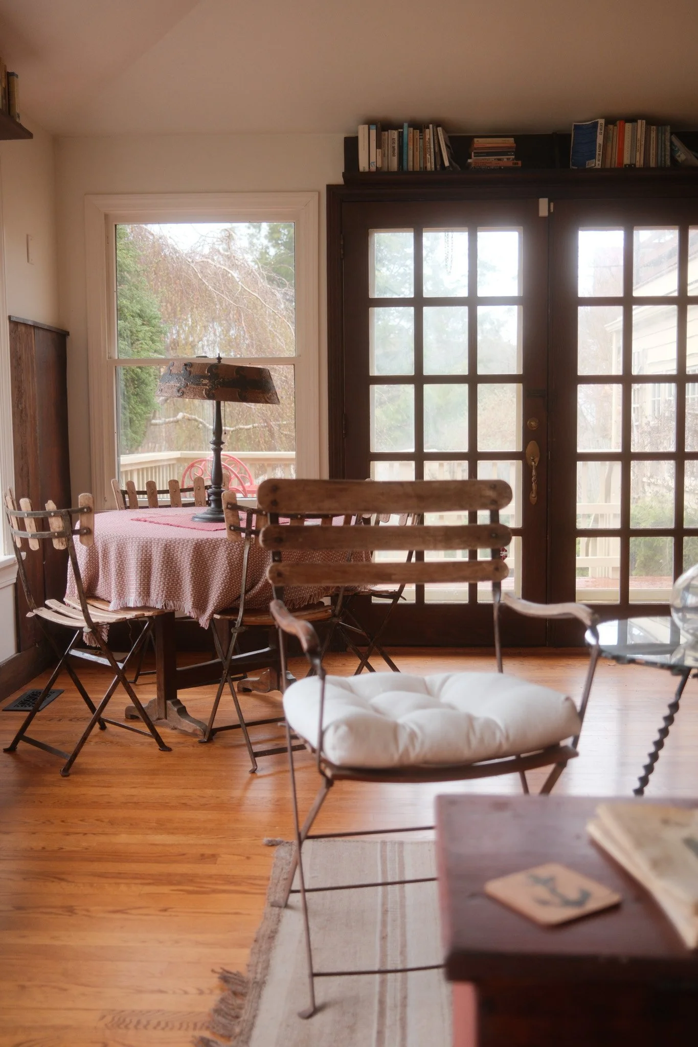 Living room exterior doors