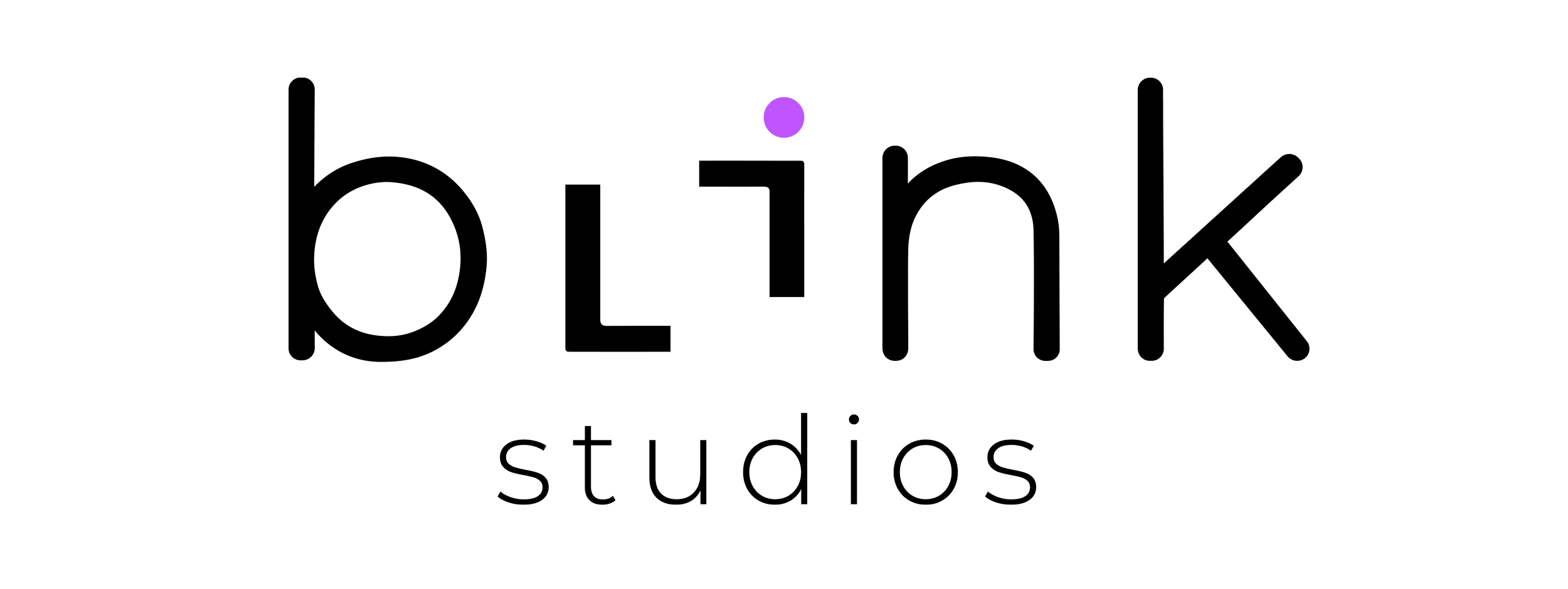 Cover art with the text 'bi~ink studios' in a stylized font and a small purple dot above the letter 'i'.