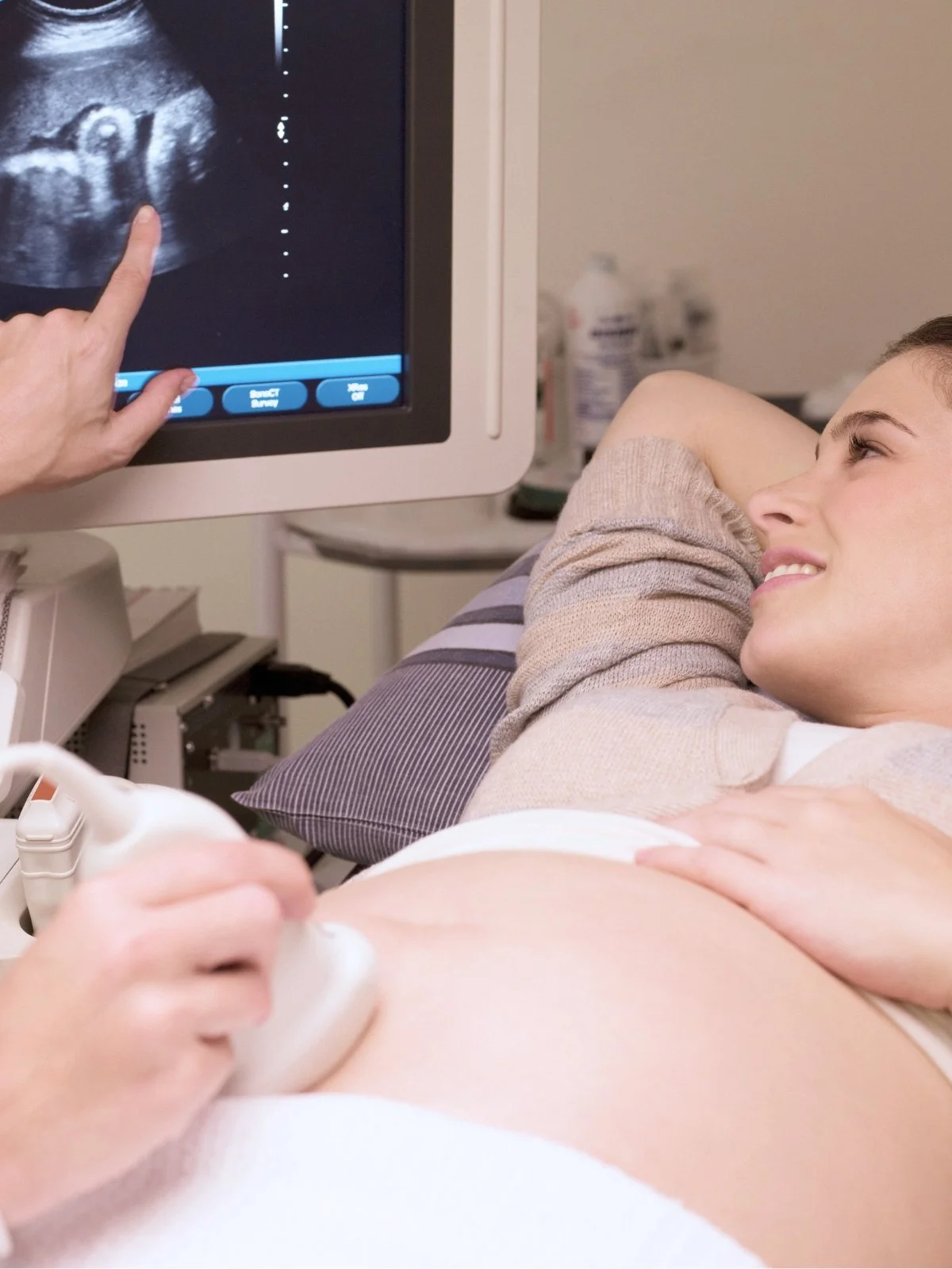 OB/GYN ultrasound examination including pregnancy, pelvic, and transvaginal ultrasound services.