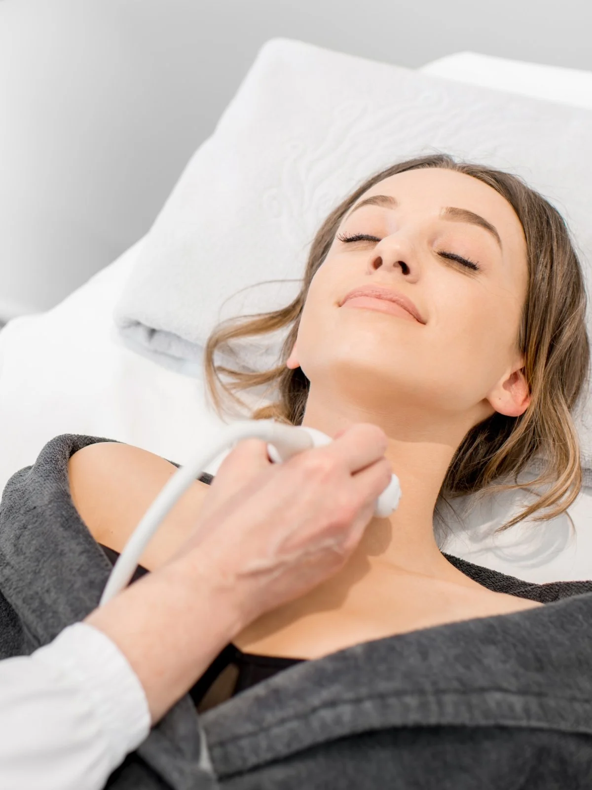 Small parts ultrasound including thyroid, soft tissue, and other superficial imaging.