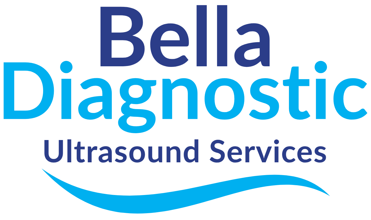 Bella Diagnostic logo for diagnostic ultrasound services at Bella Ultrasound Center.
